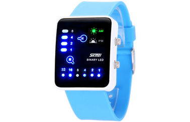 Dameshockproof LED Digitaal Polshorloge, Antimagnetic Binair Horloge