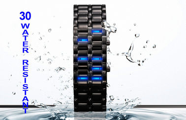 Water Bestand LEIDEN Digitaal Polshorloge, de Samoeraienhorloge van het Mensenijzer