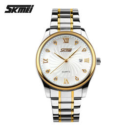 Waterdichte Gouden het Horloge Van de Bedrijfs metaalriem Vrije tijd voor Mensen