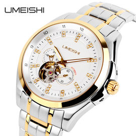Van het de Riemhorloge van het machine de Automatische Metaal van de de Mensen Slimme Luxe Structuur van het Skeletvisiable