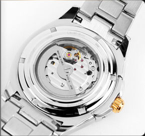 Van het de Riemhorloge van het machine de Automatische Metaal van de de Mensen Slimme Luxe Structuur van het Skeletvisiable