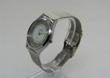 Van het de riemmetaal van het staallint de Riemhorloge met Japanse analoge kwartsbeweging