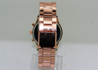 Nam het gouden Horloge van de Metaalriem/Analoog Waterdichte Kwartshorloge 1ATM toe