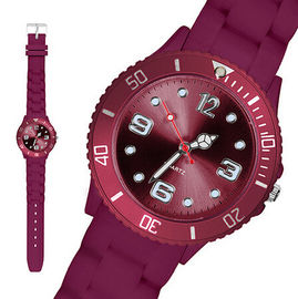 Promotie van de Riemhorloges van het Douane Unisex-Silicone Armband 43mm met Adjudable-Riem
