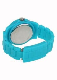 Horloges van het chronograaf de Multifunctionele Digitale Plastic Kwarts voor het Heldere Blauw van Teenages