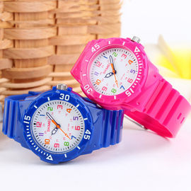 Roze Plastic Kwartshorloge voor Vrouw/Kinderen, Automatische kwartshorloges