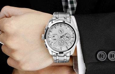 Het Horloge van het het Roestvrije staalkwarts van mensen
