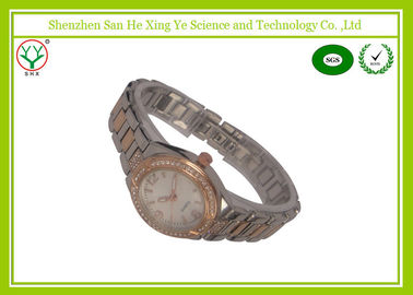 Horloge van het de Bewegingskwarts van manier het Zilveren Japan, Roestvrij staalpolshorloges