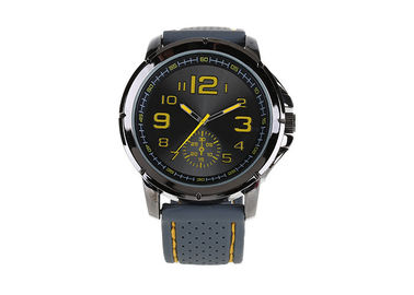 Het aangepaste horloge van het de Bewegings Analoge kwarts van Japan met Pu-het kwartshorloge van de band sportief stijl