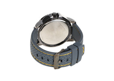 Het aangepaste horloge van het de Bewegings Analoge kwarts van Japan met Pu-het kwartshorloge van de band sportief stijl