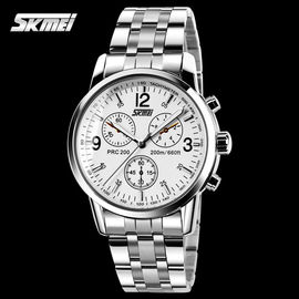 Elegant Horloge 50m van het Roestvrij staalkwarts Water Bestand voor Bedrijfsmensen