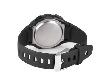 Zwart Waterdicht de Sporthorloge van Pu voor de Mens, het Horloge van de Mijnherenchronograaf