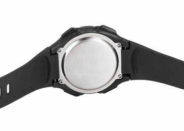 Zwart Waterdicht de Sporthorloge van Pu voor de Mens, het Horloge van de Mijnherenchronograaf