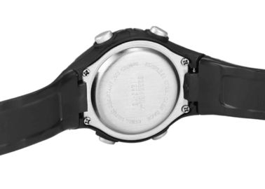 De aangepaste Vrouwendames maken Sportenhorloge met PMMA-Gezicht waterdicht