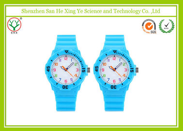 Kleurrijke het Siliconeband van het Beeldverhaal Waterdichte Digitale Horloge voor Kinderen