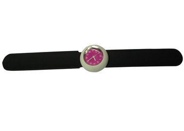 1ATM waterbestendig kleurrijke Watch Dial klap Silicone armband horloges met Debossed Log