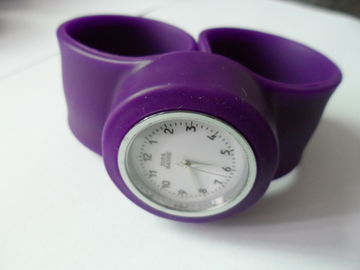Milieuvriendelijke Digitale het Horloge Purpere Luxe van de Siliconeband voor Kinderen