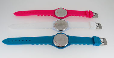 Het tiener van het de Manchethorloge van het Rozen Rode Silicone Horloge van de het Gezichtsbevordering Kleine Ronde voor Meisjes