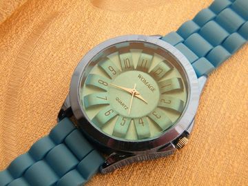 Daisy 3D van de het Horloge Analoge Vertoning van het Wijzerplaat Volwassen Silicone Anti de Schokhorloges
