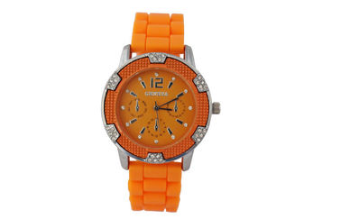 Van de het Siliconemanchet van de wielvorm Horloge 3 Schokbestendige de Meisjeshorloges van ATM