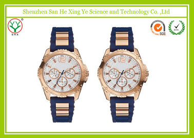 Het unisex- Leuke Horloge van de Siliconemanchet, de Toevallige Horloges van het Sportkwarts