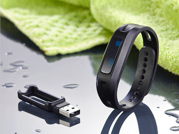 Van de Drijversbluetooth van de pedometerslaap het Horlogearmband met Siliciummanchet