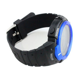 Rond Gezichts Multifunctioneel Digitaal Horloge met Chronometerklokkengelui en de Achter Lichte Riem van 5ATM TPU
