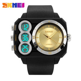 Drie Tijdzone Waterdicht Digitaal Horloge, de Chronochronometer van Gr Backlight