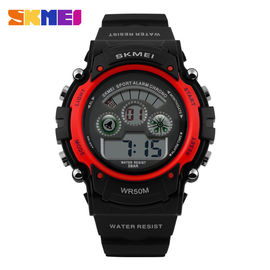 Het kleurrijke van het de Sportenhorloge van Gr Achter Lichte Multifunctionele Rode Geval 44MM voor Unisex-