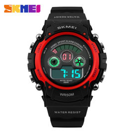Het kleurrijke van het de Sportenhorloge van Gr Achter Lichte Multifunctionele Rode Geval 44MM voor Unisex-