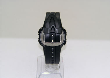Multifunctioneel digitaal sportenhorloge met de plastic riem van glaspvc
